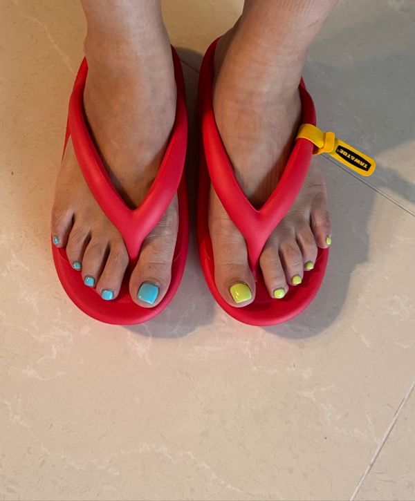 ◆TAW&TOE◆ Zerovity OG Aura Red Z-FF-OGAR New TAW&TOE FLIP FLOP ZEROVITY OG AURA RED Z-FF-OGAR Light