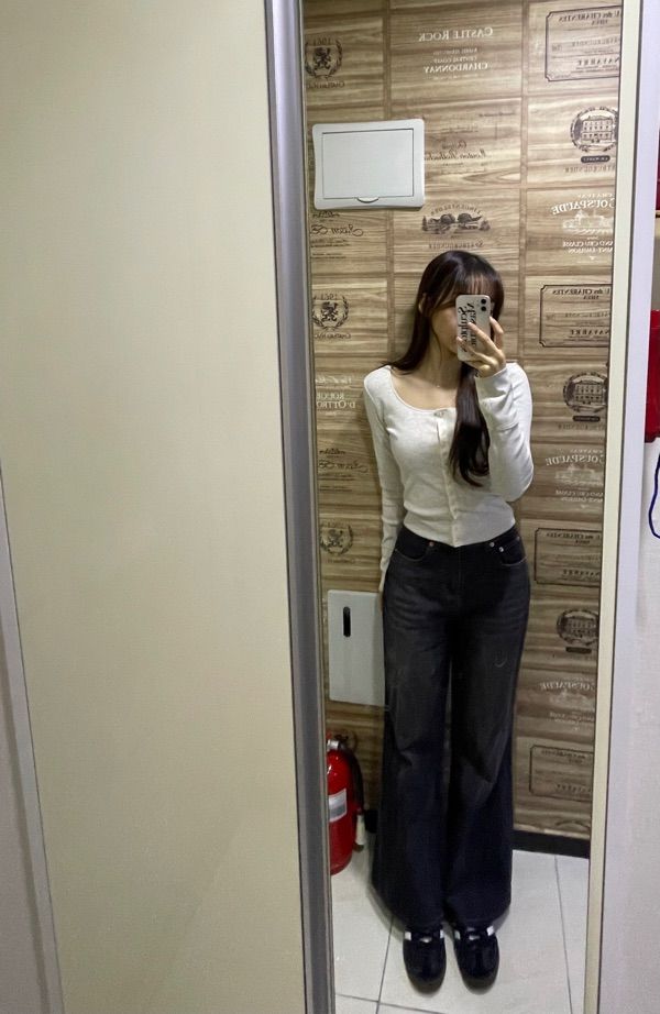 MUSINSA | GLOWNY NU NOSTALGIA LONG SLEEVE (MELANGE BEIGE)