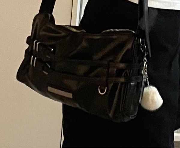 バッグ MATIN KIM DOUBLE BELTED STRAP MINI BAG org.jpg