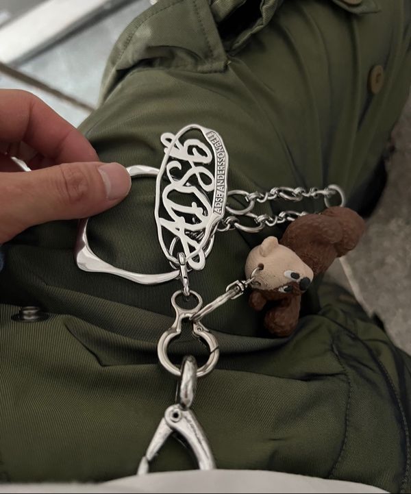 MUSINSA | ANDERSSON BELL ADSB logo pendant keyring aaa369u