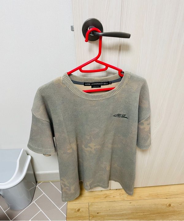 [ANDERSSON BELL]★UNISEX CAMOUFLAGE WAFFLE T-SHIRTS MUSINSA | ANDERSSON BELL Unisex camouflage waffle t-shirt