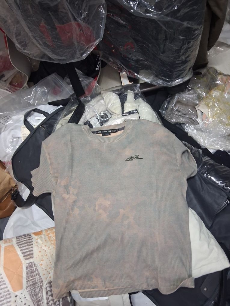 MUSINSA | ANDERSSON BELL Unisex camouflage waffle t-shirt