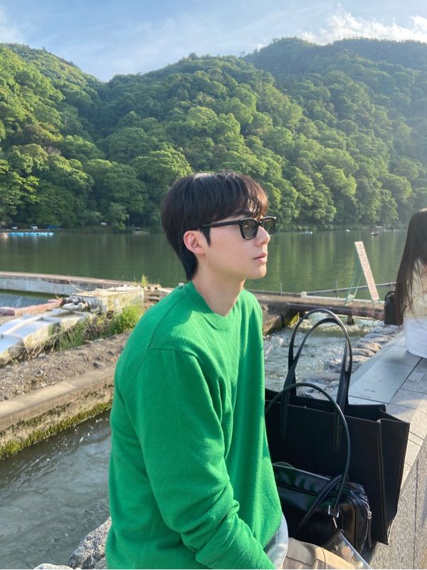 ★HANGLE EYEWEAR★ Geek Chic Edge Sunglasses Green MUSINSA | HANGLE EYEWEAR Geek chic edge sunglasses green