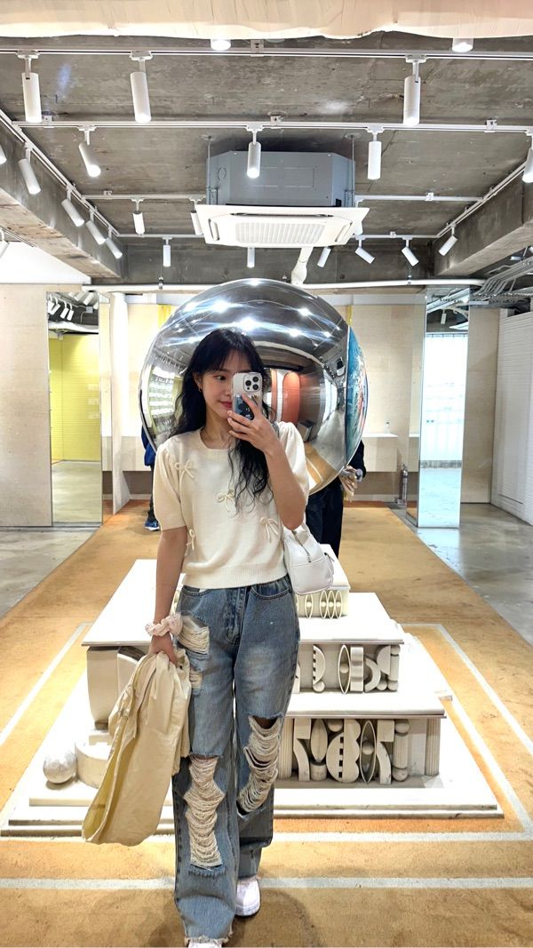 MUSINSA | FANCY CLUB [NF] Destroyed wide denim pants (BLUE)_