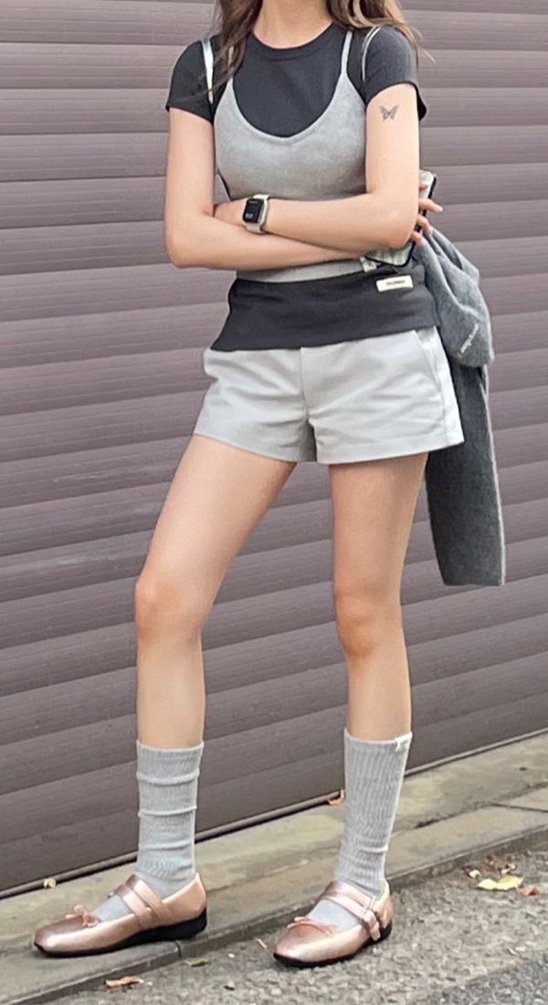 ★2024SS新作★glowny★GENTLE MICRO SHORTS MUSINSA | GLOWNY GENTLE MICRO SHORTS (NAVY)