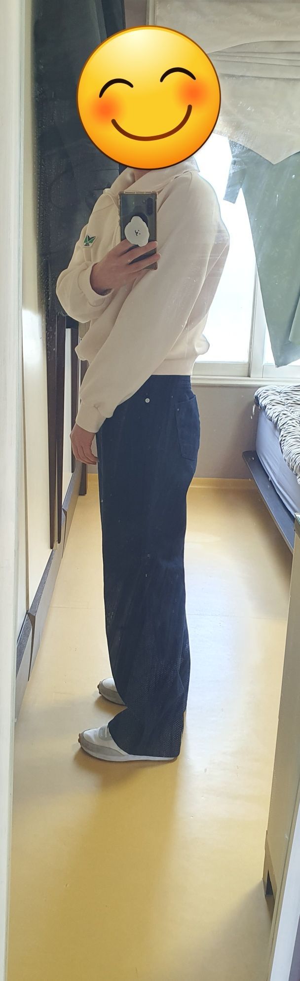 ☆送料・関税込☆SOMEWHERE BUTTER★Heart b logo color pants★ MUSINSA公式 | SOMEWHEREBUTTER Heart b logo color pants - navy