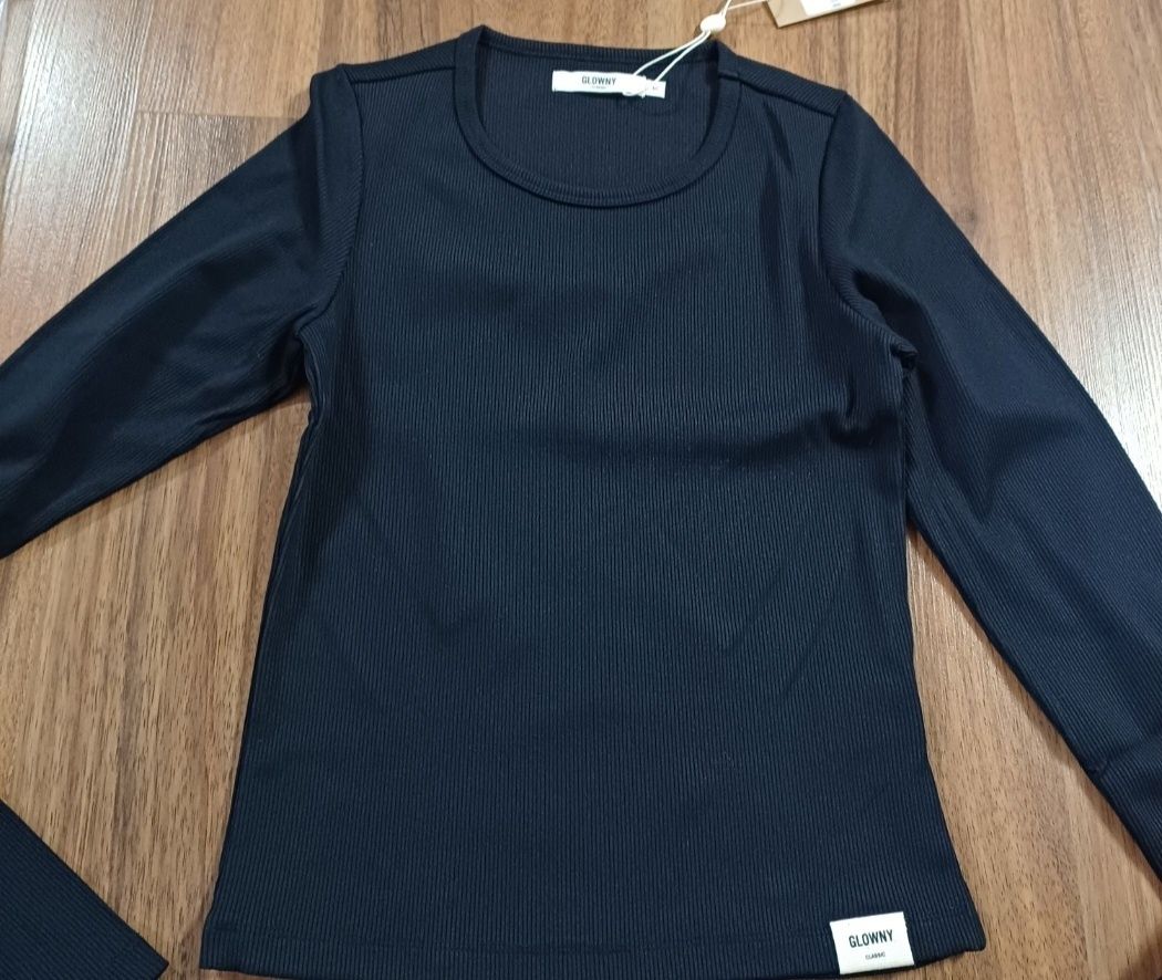 ☆人気☆【GLOWNY】☆G CLASSIC RIB CREW NECK LONG SLEEV.E☆ G CLASSIC RIB CREW NECK LONG SLEEVE (BLACK) - GLOWNY