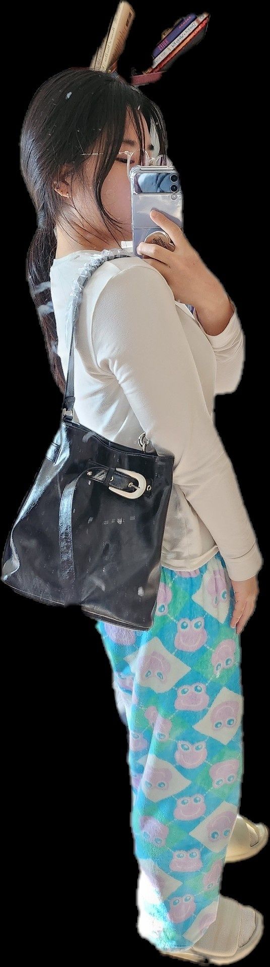 【YEOMIM】 farrier basket bag (crinkle black) MUSINSA | YEOMIM farrier bucket bag (crinkle black)