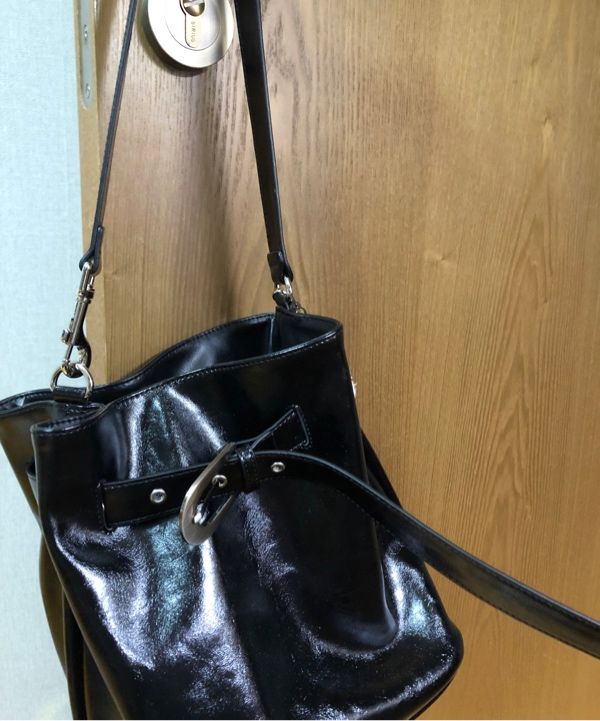 【YEOMIM】 farrier basket bag (crinkle black) MUSINSA | YEOMIM farrier bucket bag (crinkle black)