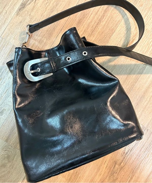 トートバッグ YEOMIM farrier basket bag crinkle black MUSINSA | YEOMIM farrier basket bag (black)