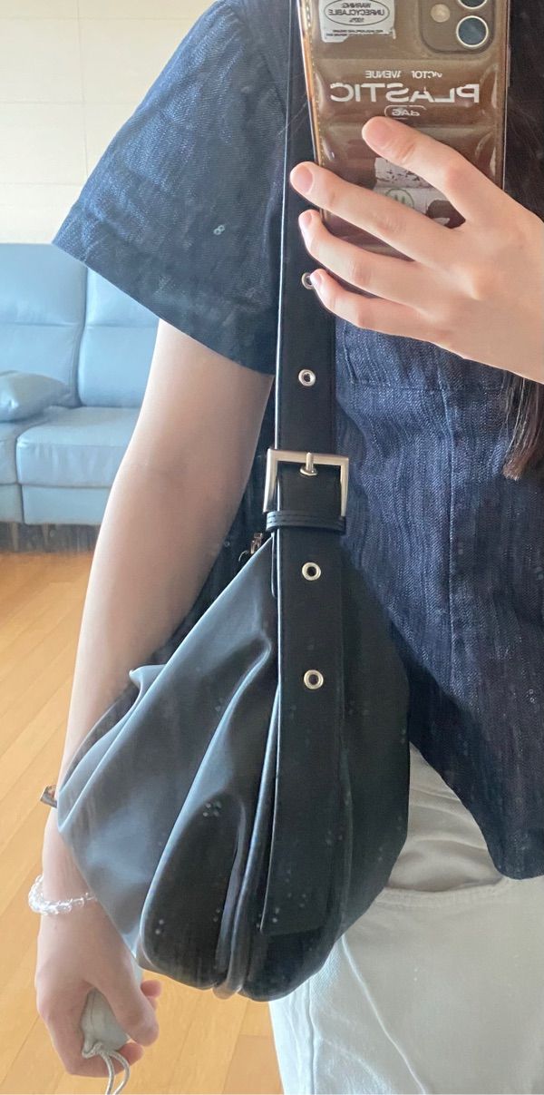 MUSINSA | YEOMIM medium onion bag (nylon black)