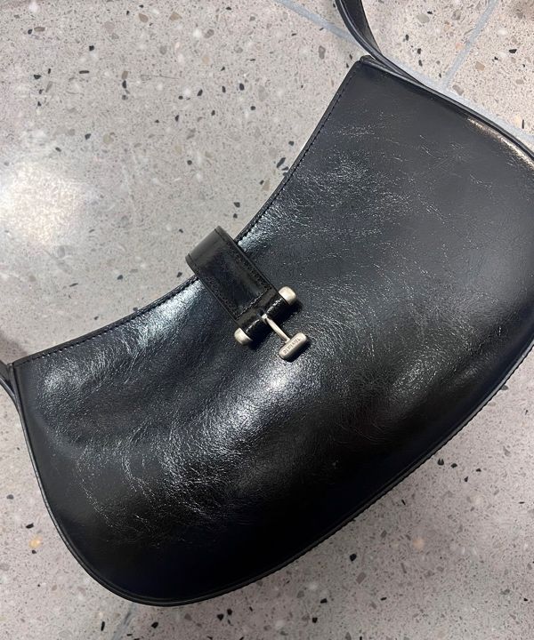 MUSINSA | DEMERIEL Tilda Hobo Bag Black