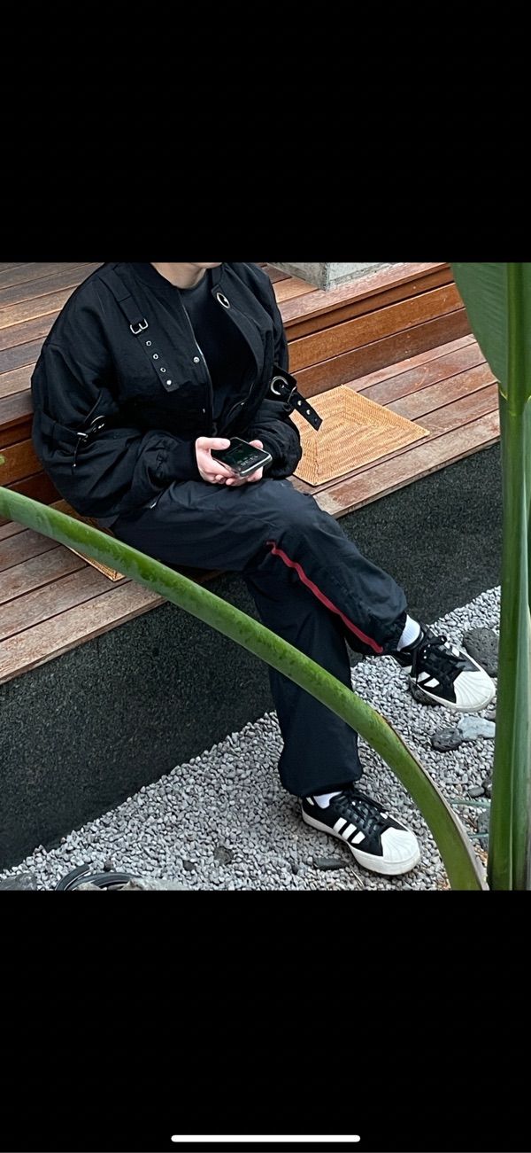 ジャケット・アウター MAISON MINED LINK EYELET STRAP MA-1 MUSINSA公式 | MAISON MINED LINK EYELET STRAP MA-1 BLACK