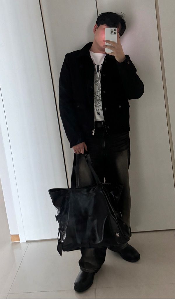 【SATUR】男女兼用 ★ Aachen Wool Blend Collar Tweed Jacket★ ☆SATUR☆ Aachen wool blend collar tweed jacket resort black