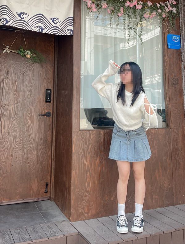ミニスカート ZEROPLANET Nikita Denim Pleated Skirt Pants LIGHT DENIM Z24S MUSINSA | ZEROPLANET Nikita denim pleated skirt pants [LIGHT