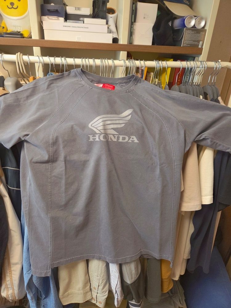 Tシャツ・カットソー HONDA MOTORCYCLE Vintage Cutoff Tshirt PG Green Beige MUSINSA公式 | Honda Motorcycle Vintage Cutoff T-shirt PG