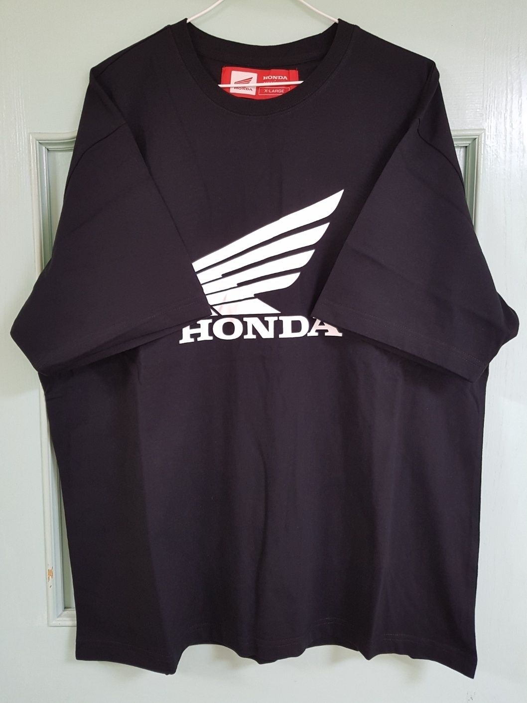 MUSINSA | Honda Motorcycle Original Wing logo T-shirt Black