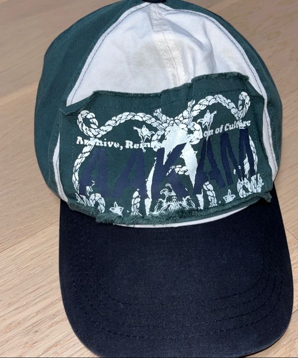 ◆AAKAM◆ Washed Poster Patch Ball Cap Green AK24ACC02GN MUSINSA公式 | AAKAM Washed Poster Patch Ball Cap (Green)
