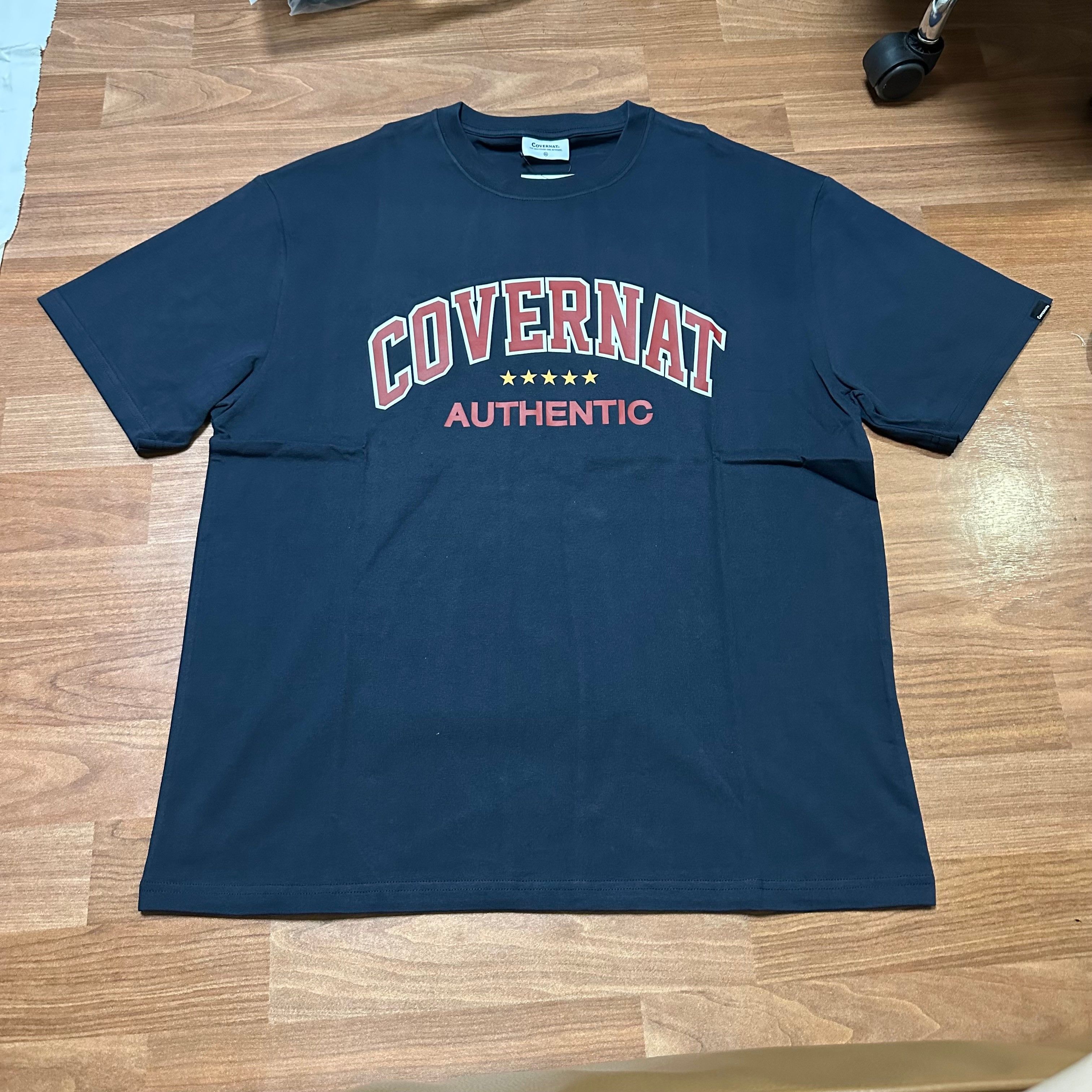 [COVERNAT] Arch Applique Dyed T-Shirt /追跡付 MUSINSA | COVERNAT Arch Applique Dyed T-Shirt Khaki