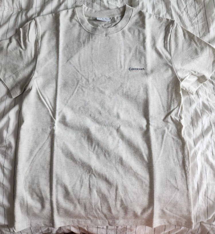 MUSINSA | COVERNAT Small Authentic Logo T-Shirt White