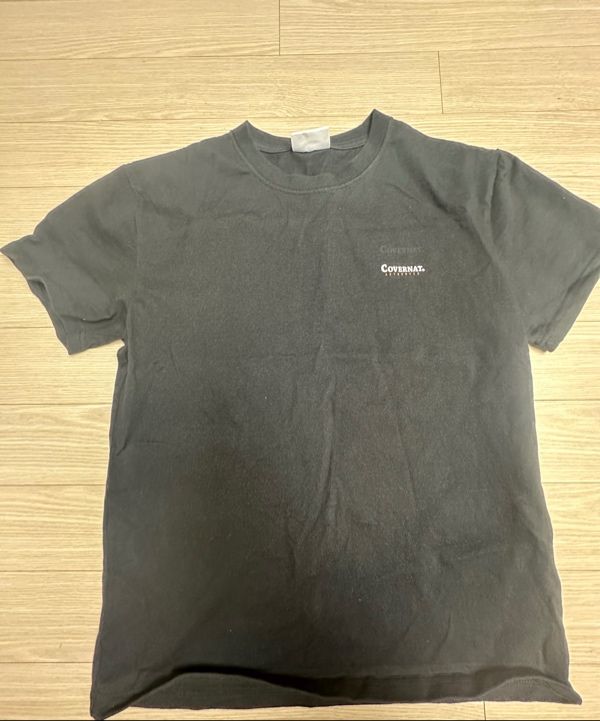 MUSINSA | COVERNAT Small Authentic Logo T-Shirt Black