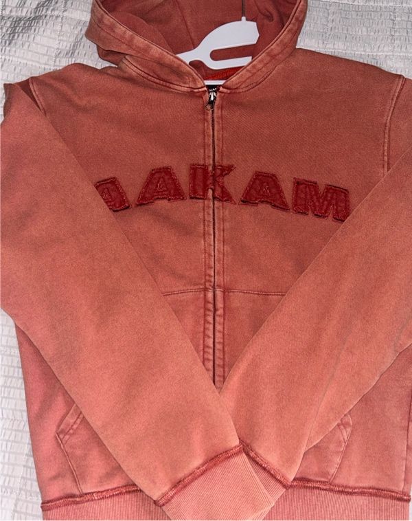 ◆24FW AAKAM Washed Logo Zip-Up Hoodie/5色◆ AAKAM】Washed Logo Zip-Up Hoodie | OUR BRAND,AAKAM