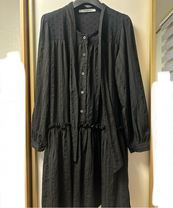 韓国商品/HOKUSPOKUS Innocent tie dress MUSINSA | HOKUSPOKUS Innocent tie dress / white