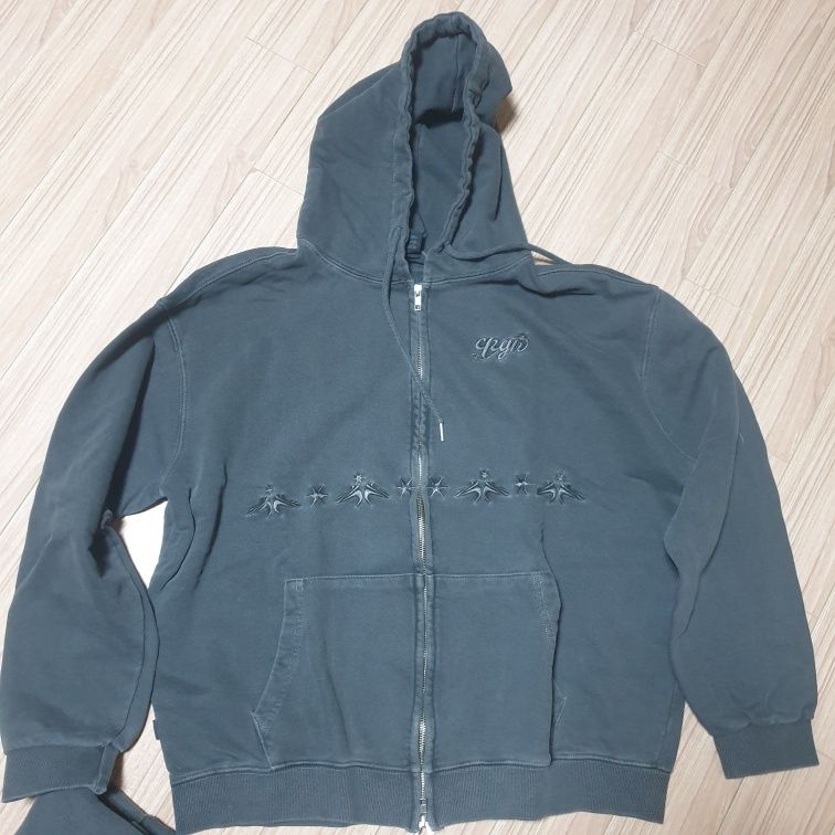 MUSINSA | CPGN STUDIO [2-WAY] Peak Star Pigment Hood Zip-up