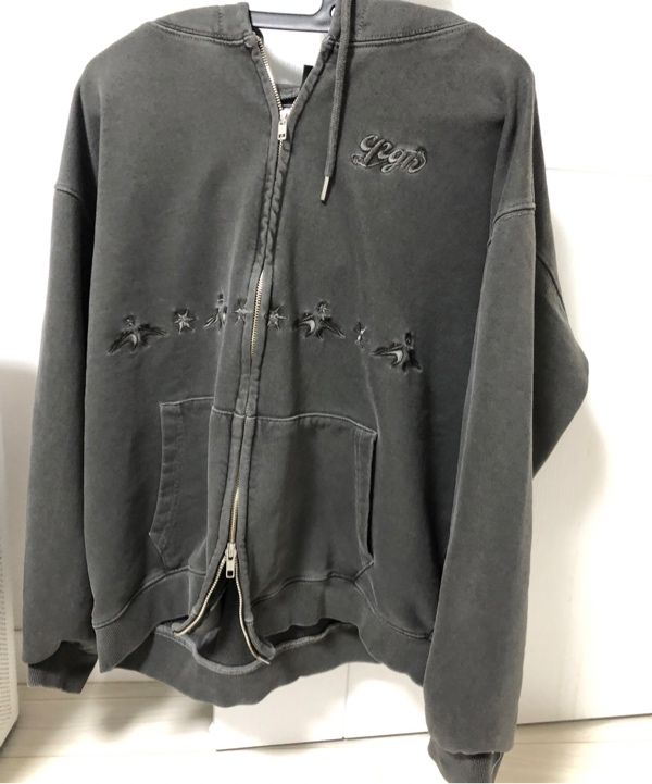 MUSINSA | CPGN STUDIO [2-WAY] Peak Star Pigment Hood Zip-up
