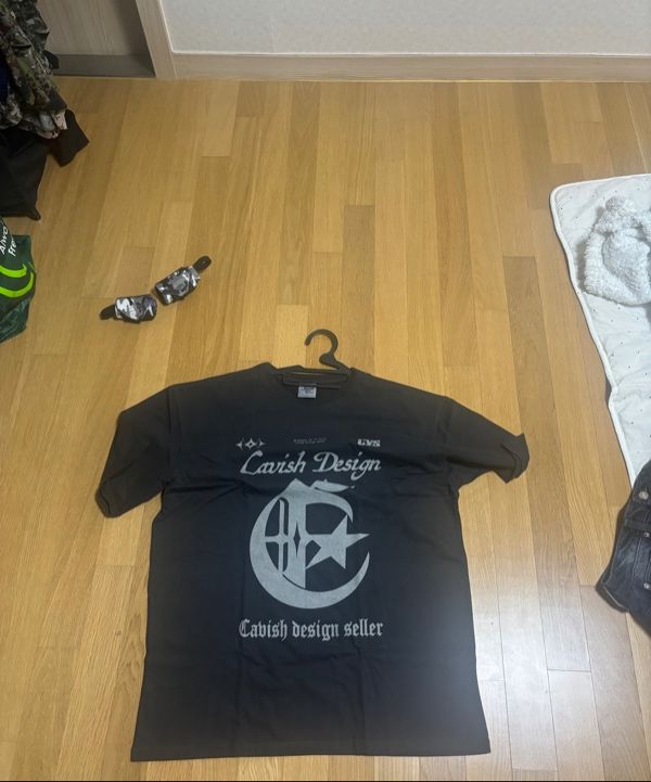 CAVISH ♥ ROCK STAR PIGMENT SS TEE / 追跡付 CAVISH