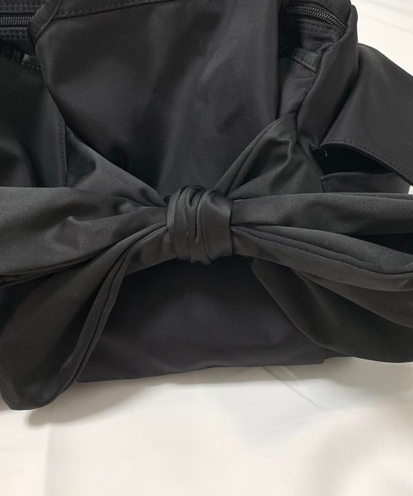 [SIWEOL107] Bow Shoulder Bag BLACK / 税込み MUSINSA | SIWEOL107 [Nylon] Bow Shoulder Bag (Black)