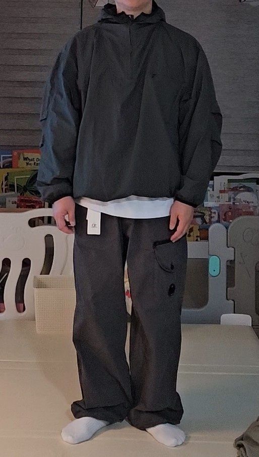 MUSINSA公式 | HAVEOFFDUTY LW Hiker Anorak (Dark Gray)