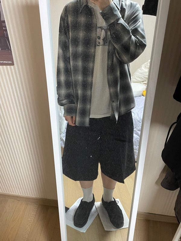 STIGMAのMesh Wide Bermuda Pants 全4色 MUSINSA | STIGMA Mesh Wide Bermuda Pants Tiger Camouflage
