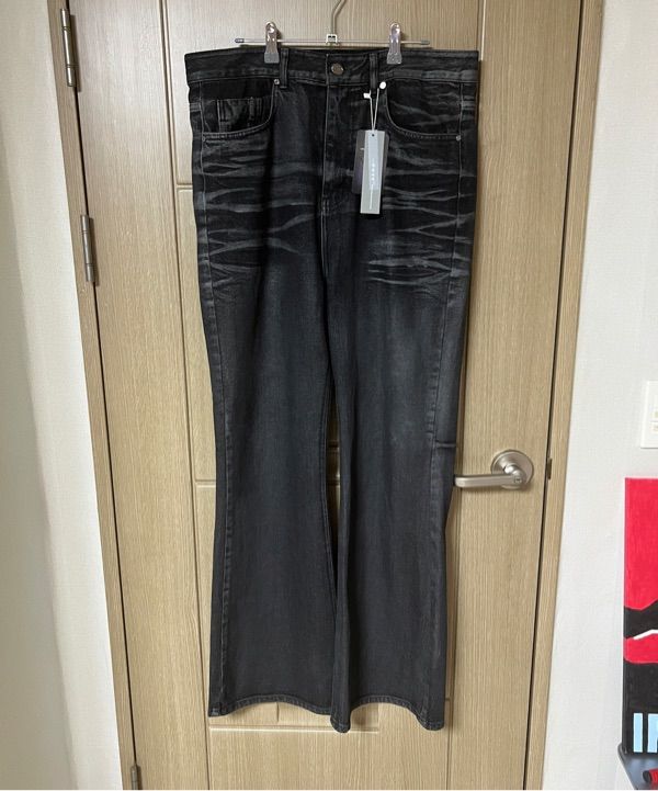 MUSINSA公式 | DNSR コーティングフレアデニムパンツ