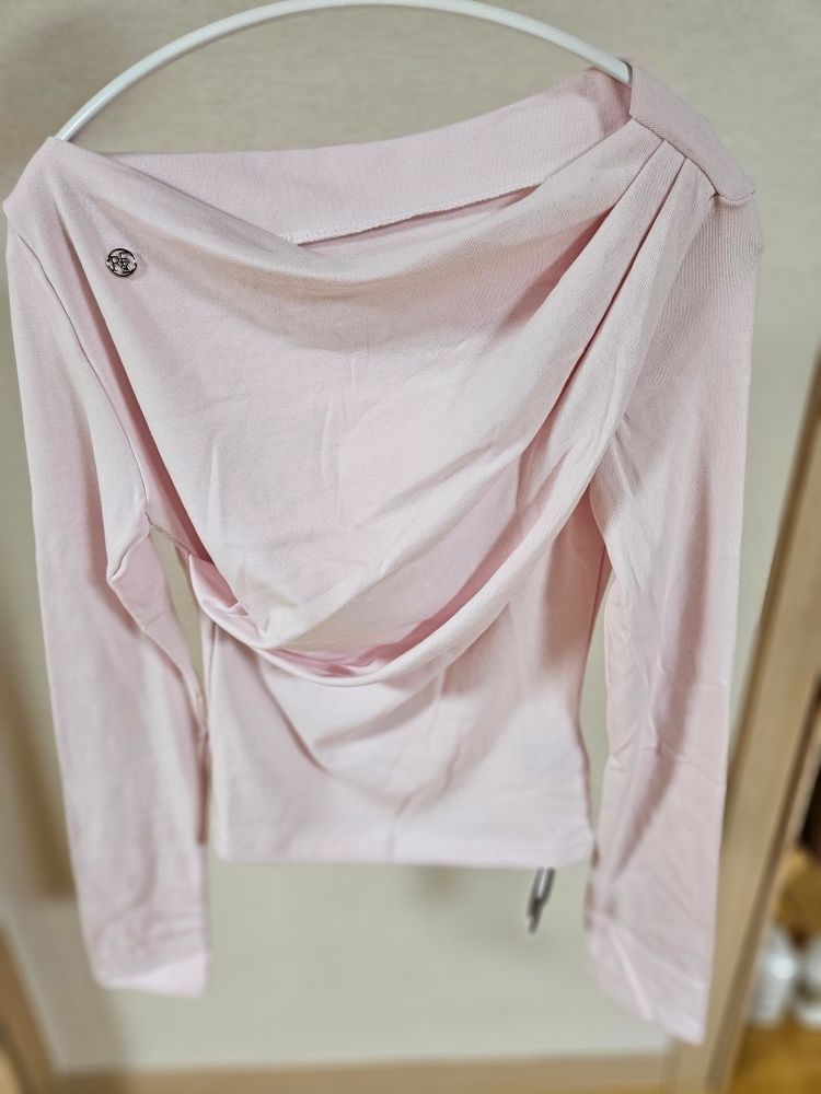 ☆人気☆【ROSE FRANTZ】☆Drape Off Shoulder Long Sleev.e☆ MUSINSA | ROSÉ FRANTZ Wrap Off Shoulder Long Sleeve [Black]