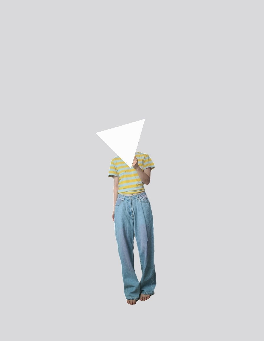 MUSINSA | AVANDRESS POP Pink Brush Denim Pants LIGHT BLUE
