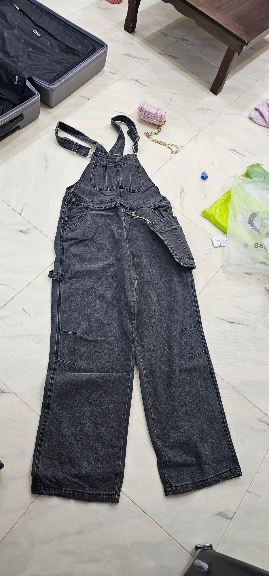 [AVANDRESS] ★24SS★Rupy Overall Wide Pants/男女共用 MUSINSA | AVANDRESS Rupy Overall Wide Pants BLACK