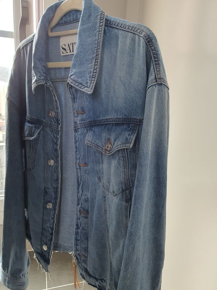 ◆SATUR◆ Gabon washed denim trucker jacket light blue SA241 MUSINSA | SATUR Gabon washed denim trucker jacket light blue