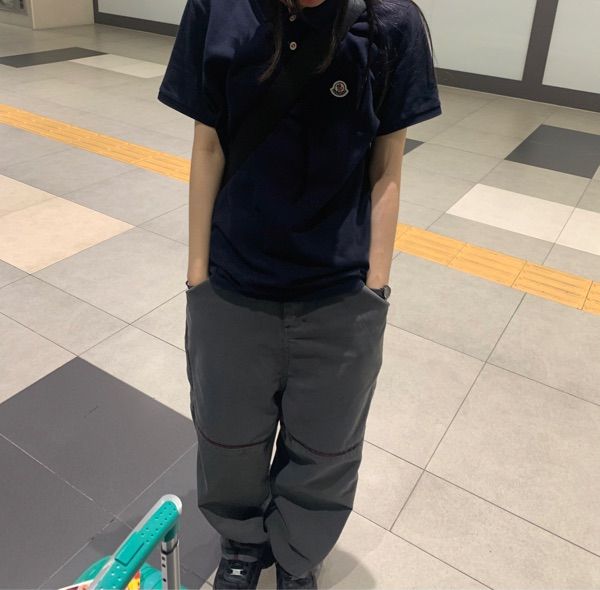 MUSINSA公式 | YESEYESEE Paneled Chino Pants Metal Grey