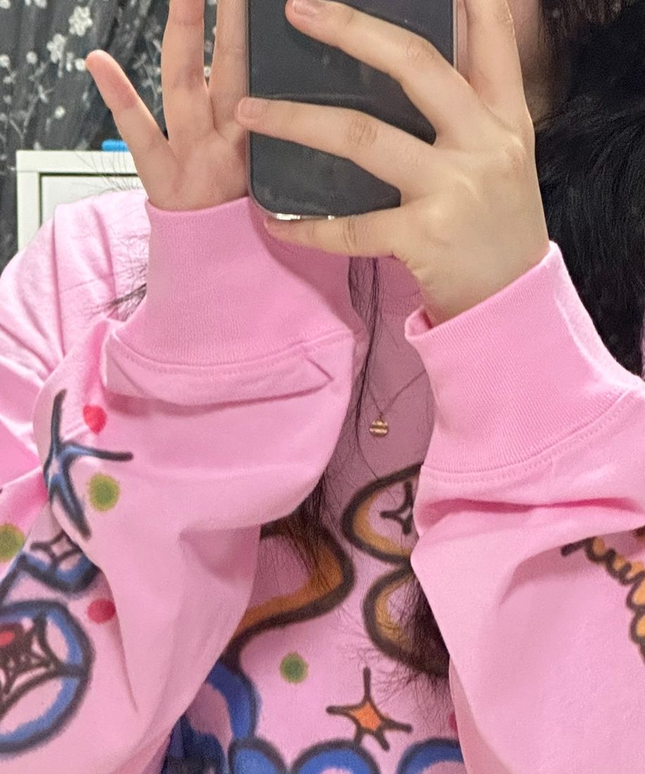 MUSINSA | YESEYESEE Tulrexx Air Brushed L/S Pink