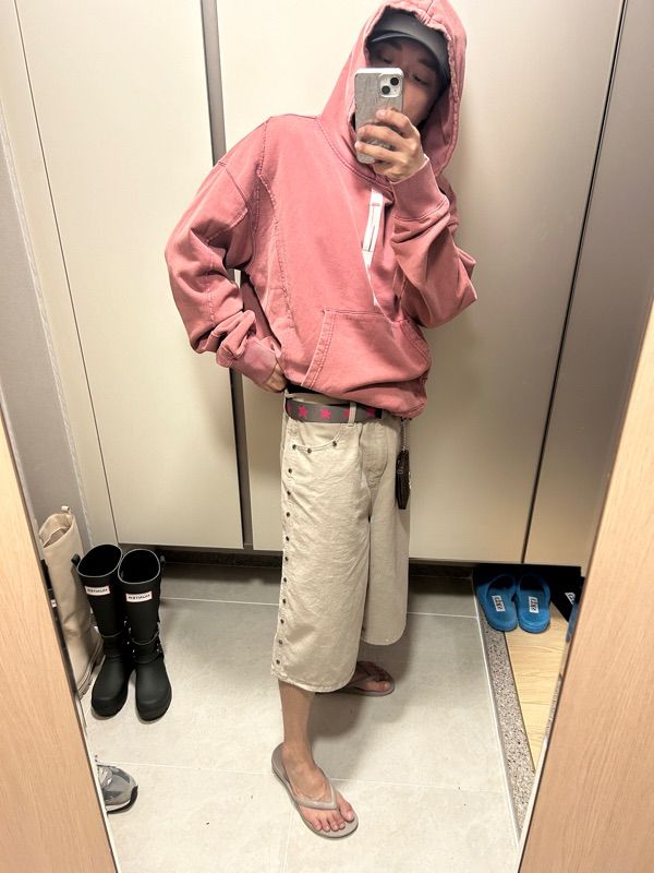 【AEAE】★STUD SHORTS / 4 Color 韓国発★ MUSINSA | AEAE STUD SHORTS [CHOCOLATE]