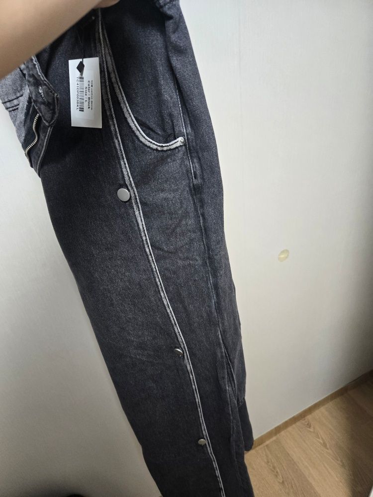MUSINSA | THE COLDEST MOMENT TCM canton denim pants (black)