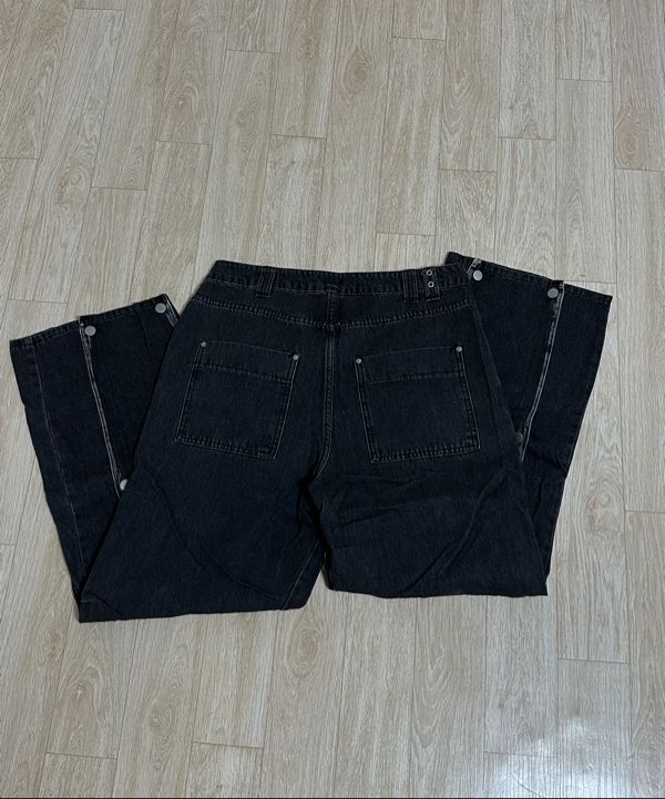 ◆25SS THE COLDEST MOMENT TCM ethnic denim pants◆ MUSINSA | THE COLDEST MOMENT TCM canton denim pants (black)