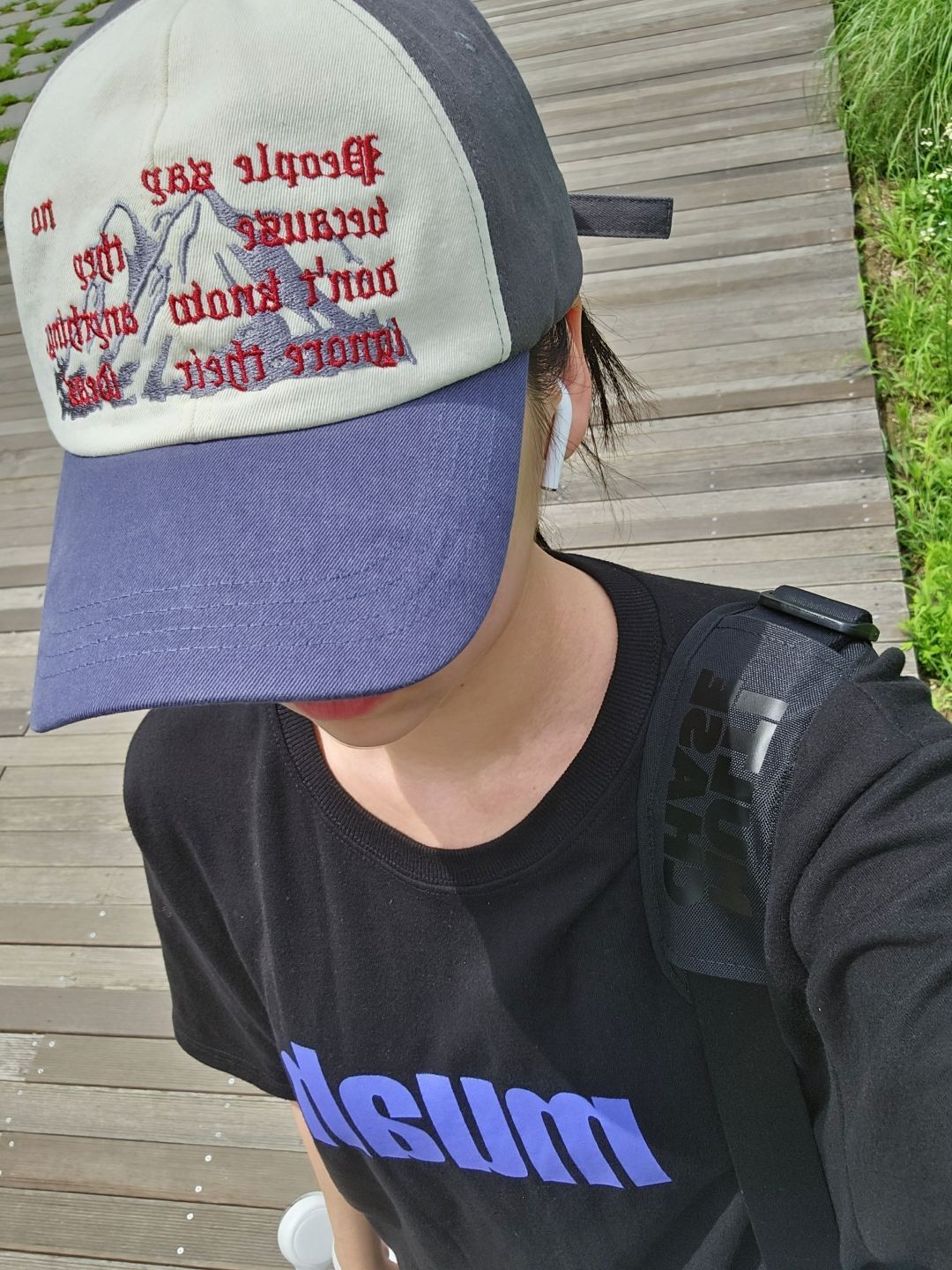 ★BAUF★ Mountain Logo Ball Cap Charcoal MUSINSA | BAUF Mountain Logo Ball Cap [Charcoal]