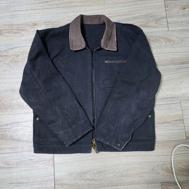 ジャケット・アウター 2011 Stone  dyed work jacket navy Garment Dyed Work Jacket in Recycled Denim – Alex Mill