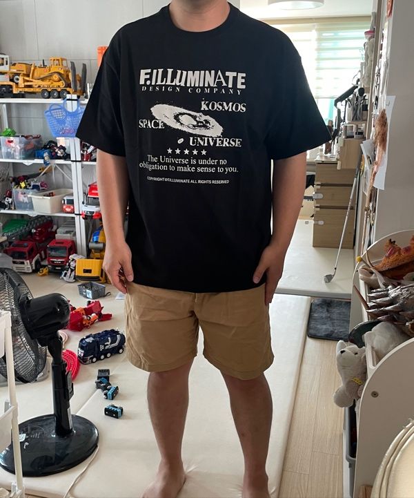 Tシャツ・カットソー [FILLUMINATE] Space Graphic T-Shirt MUSINSA | FILLUMINATE Space Graphics Round T-shirt-3Color