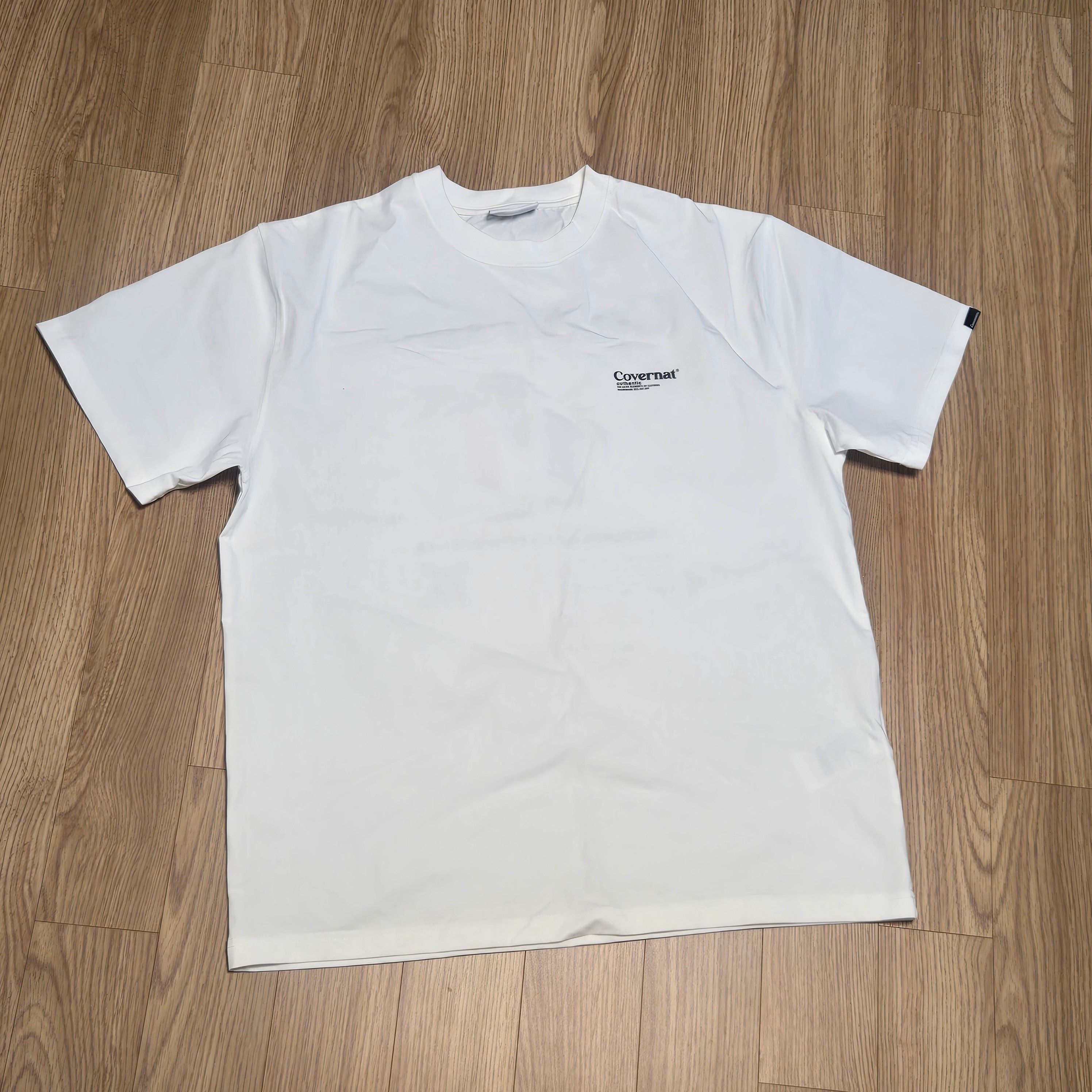 MUSINSA | COVERNAT Travel T-shirt white