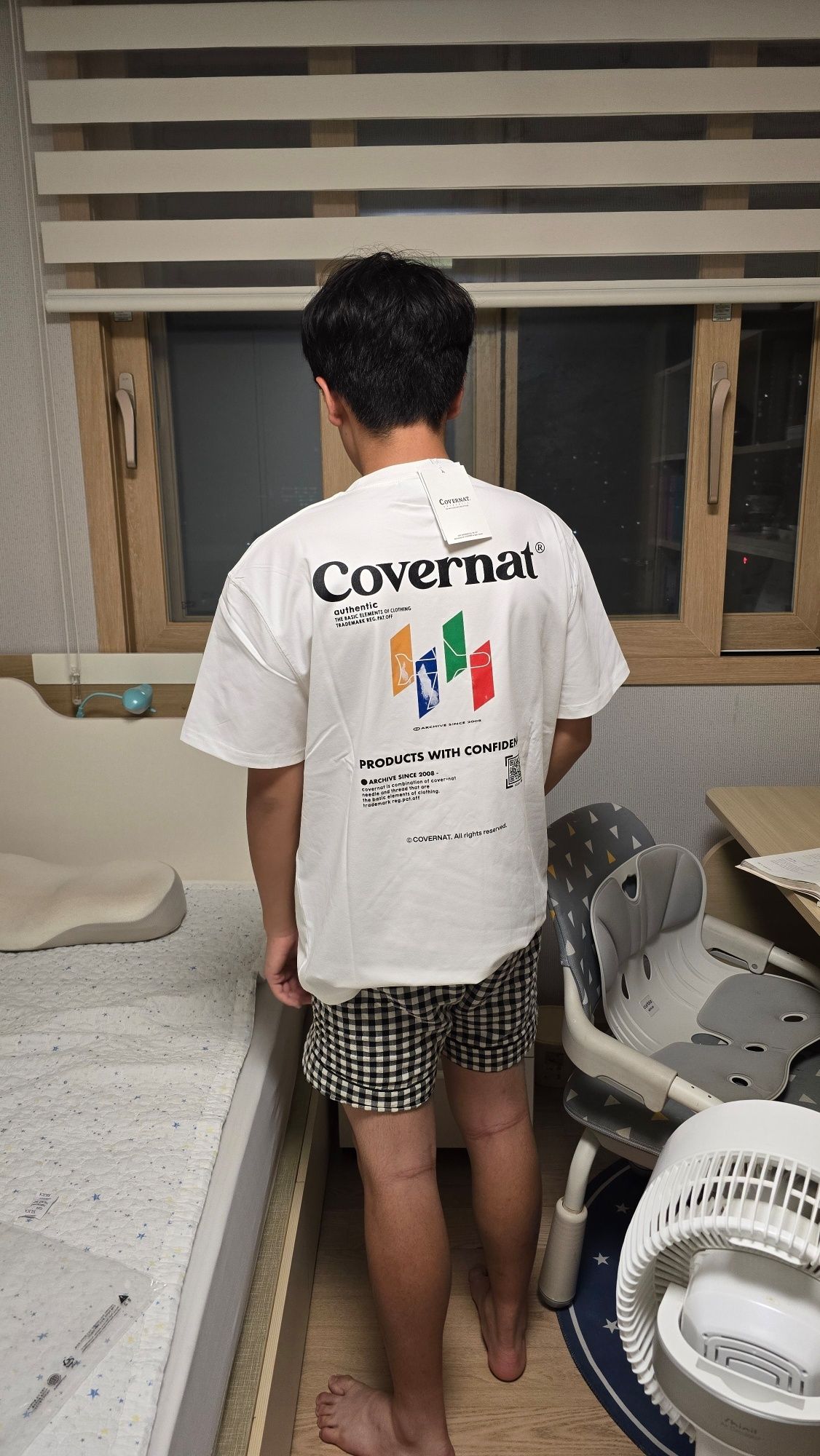 MUSINSA | COVERNAT Travel T-shirt white