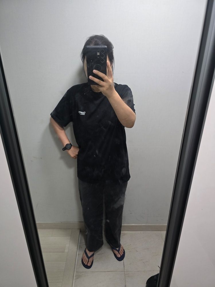 MUSINSA | COVERNAT Travel T-shirt black