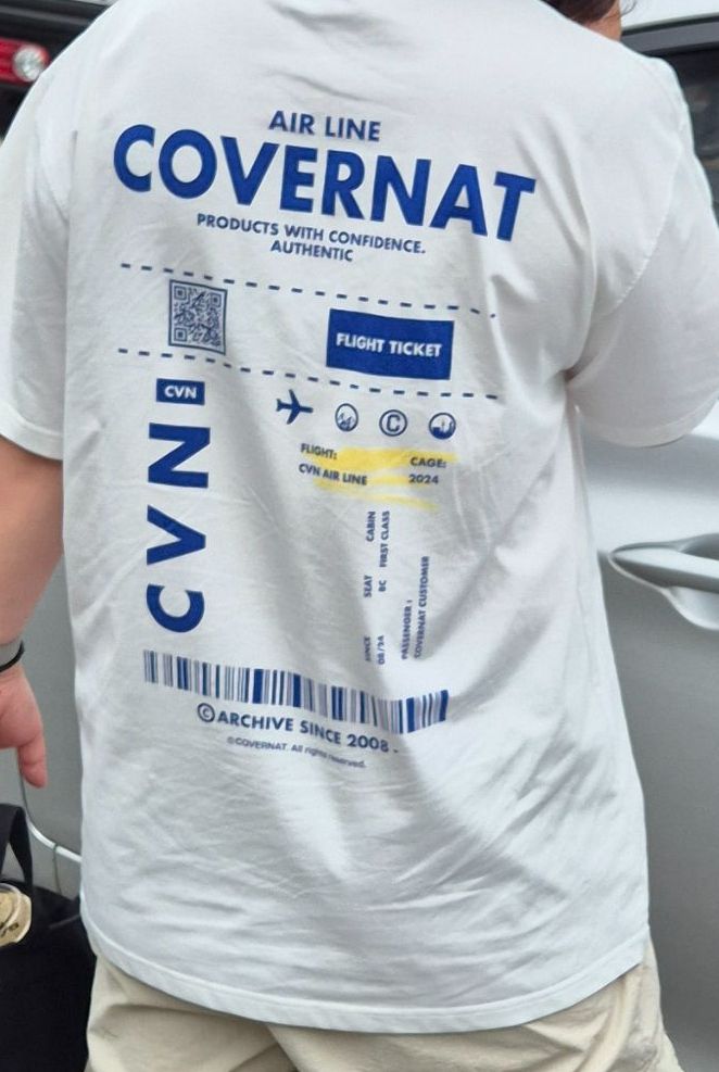 Tシャツ・カットソー COVERNAT passport t-shirt white MUSINSA | COVERNAT Passport T-shirt white
